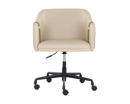 NAHLA CARTER OFFICE CHAIR - NAPA BEIGE / NAPA TAN