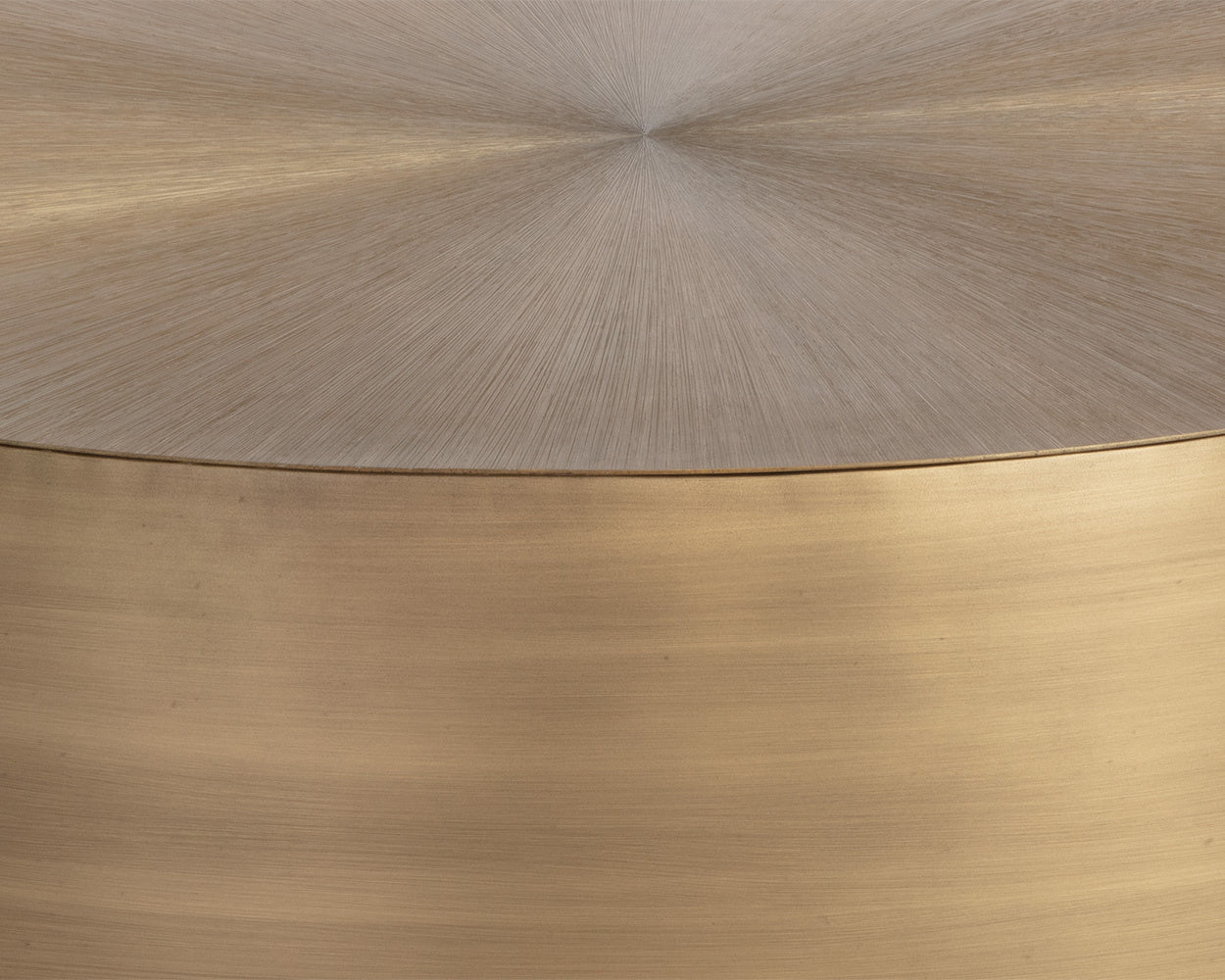 NAHLA CREED COFFEE TABLE - LARGE - ANTIQUE GOLD