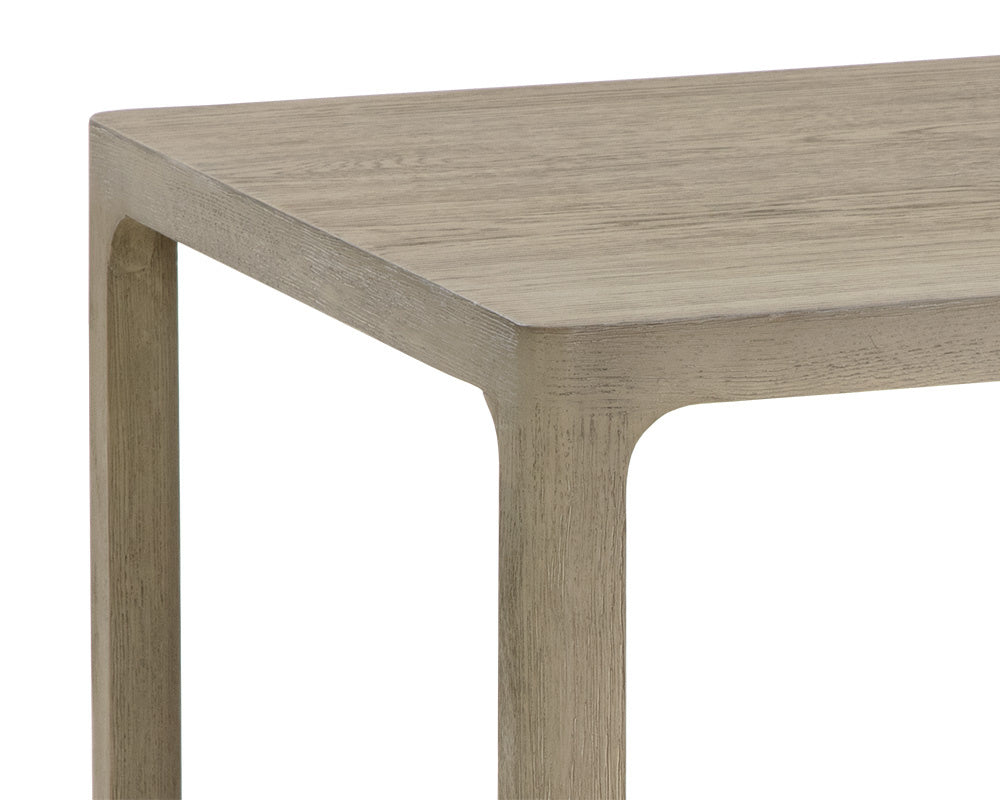 NAHLA DONCASTER SIDE TABLE - SMOKE GREY