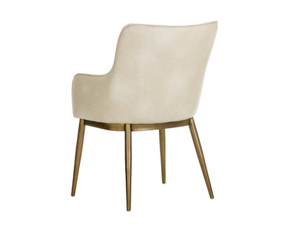 NAHLA FRANKLIN DINING ARMCHAIR - BRAVO CREAM