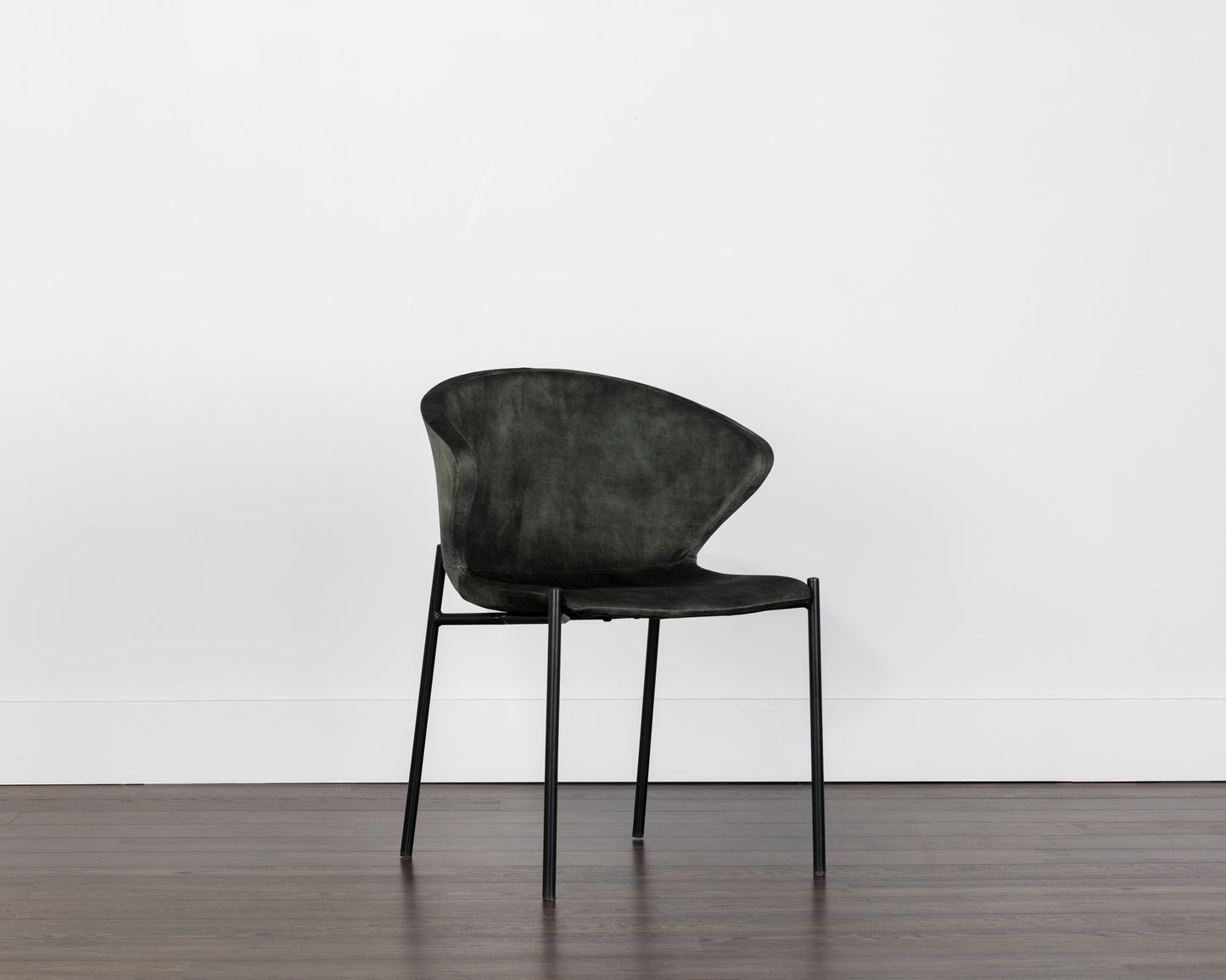 NAHLA ERIC DINING CHAIR - NONO DARK GREEN