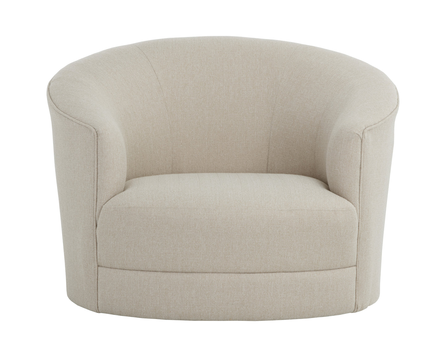 NAHLA GRIMALDI SWIVEL ARMCHAIR - LIV SAND