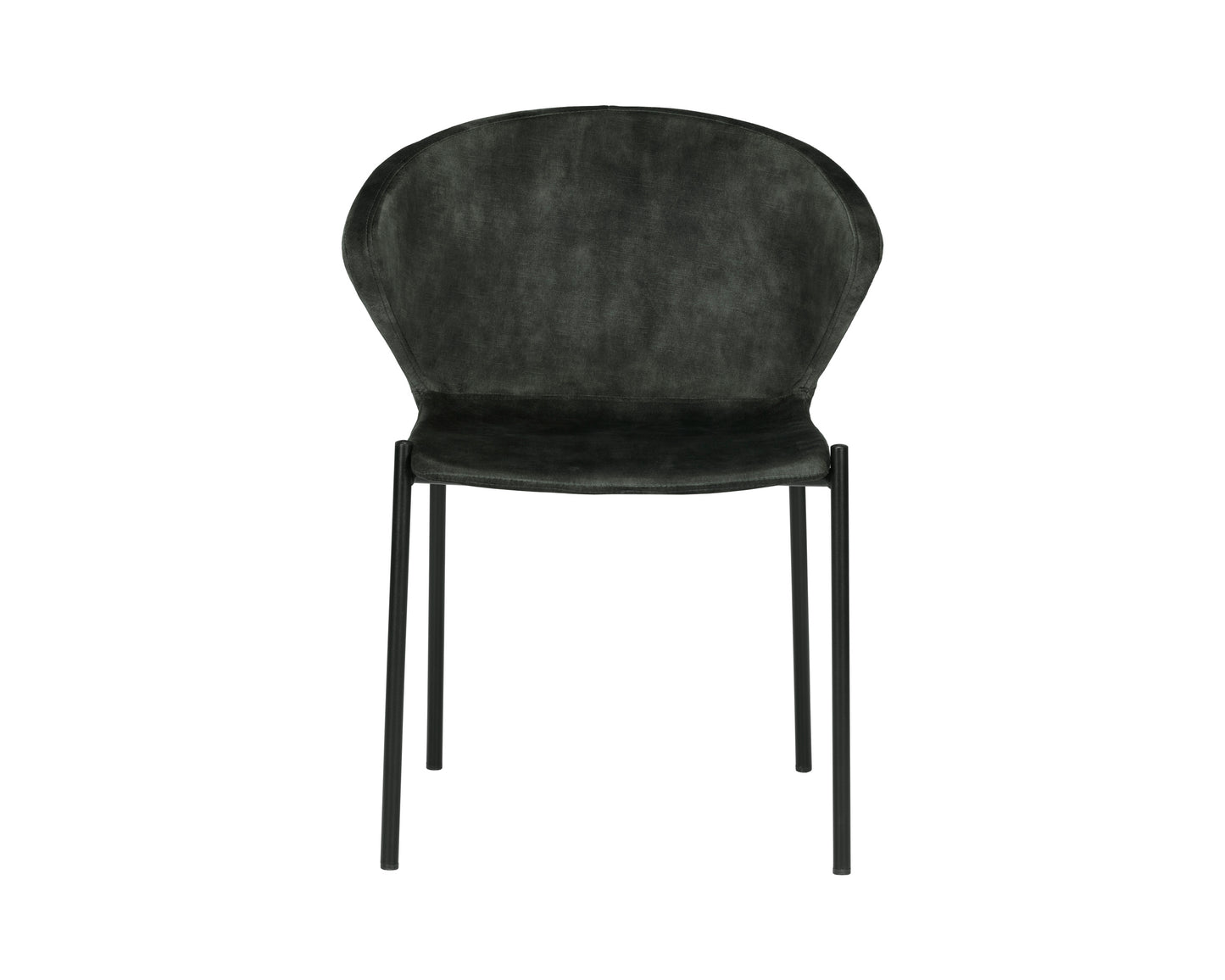 NAHLA ERIC DINING CHAIR - NONO DARK GREEN