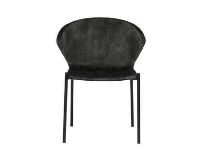 NAHLA ERIC DINING CHAIR - NONO DARK GREEN