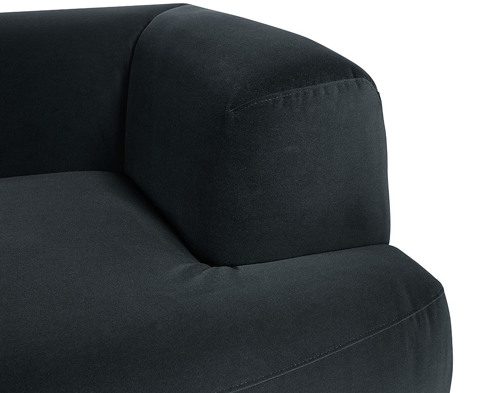 NAHLA DARREN MODULAR - RIGHT ARMCHAIR - SMOKESCREEN