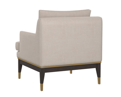 NAHLA BECKETTE LOUNGE CHAIR - EFFIE FLAX
