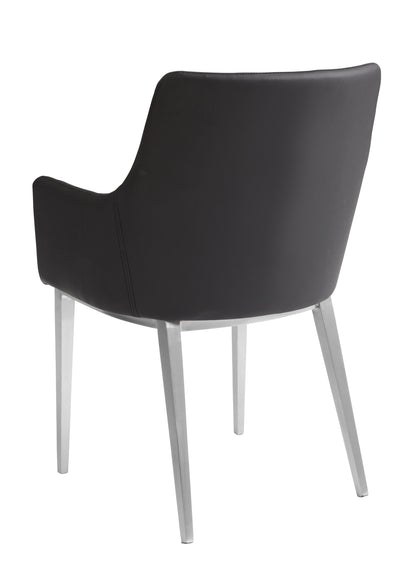 NAHLA CHASE DINING ARMCHAIR - BLACK