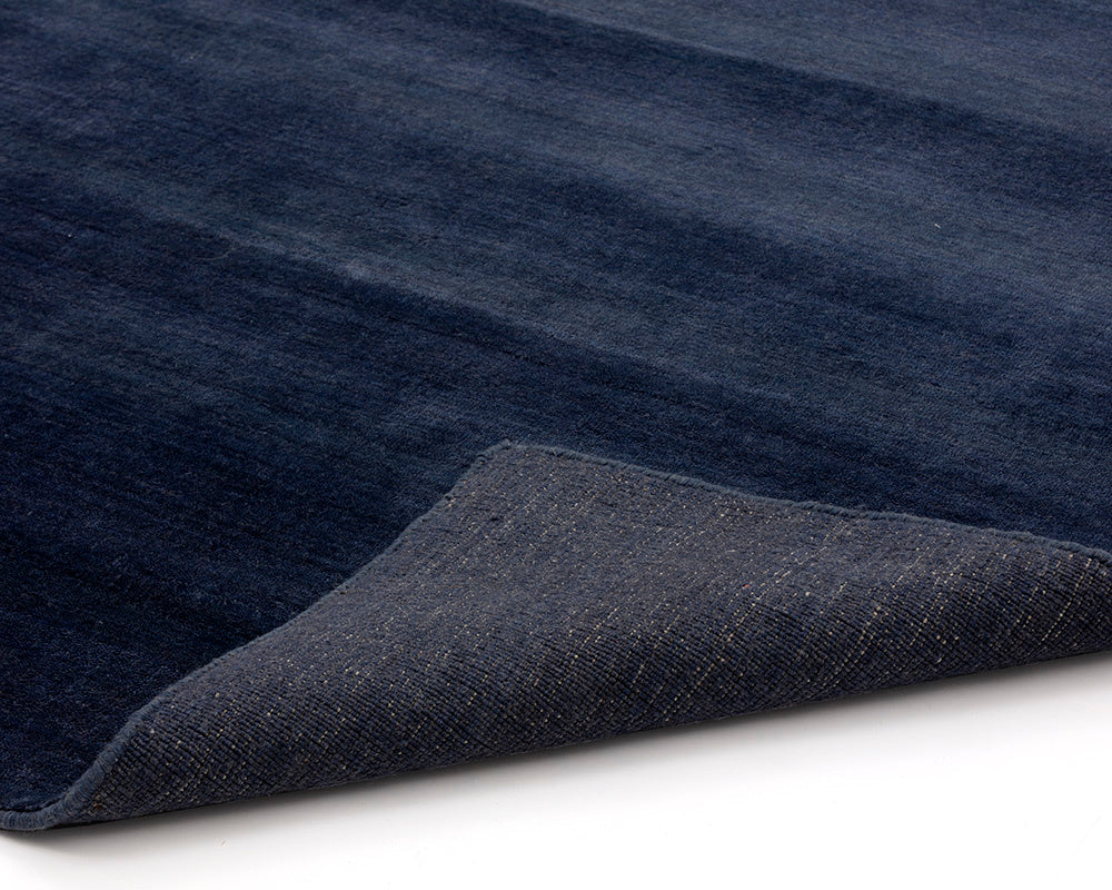 NAHLA ALASKA HAND-LOOMED RUG - NAVY - 9' X 12'