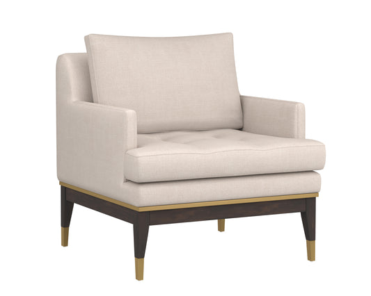 NAHLA BECKETTE LOUNGE CHAIR - EFFIE FLAX