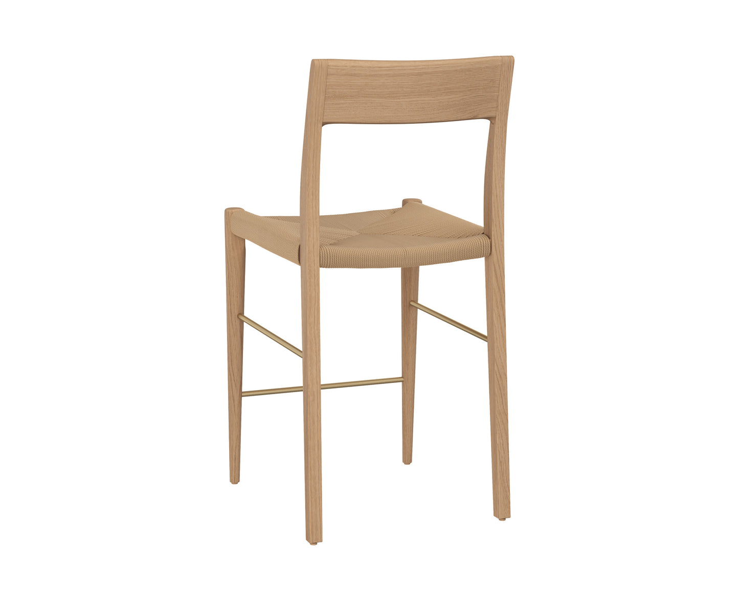 NAHLA BONDI COUNTER STOOL - LIGHT OAK