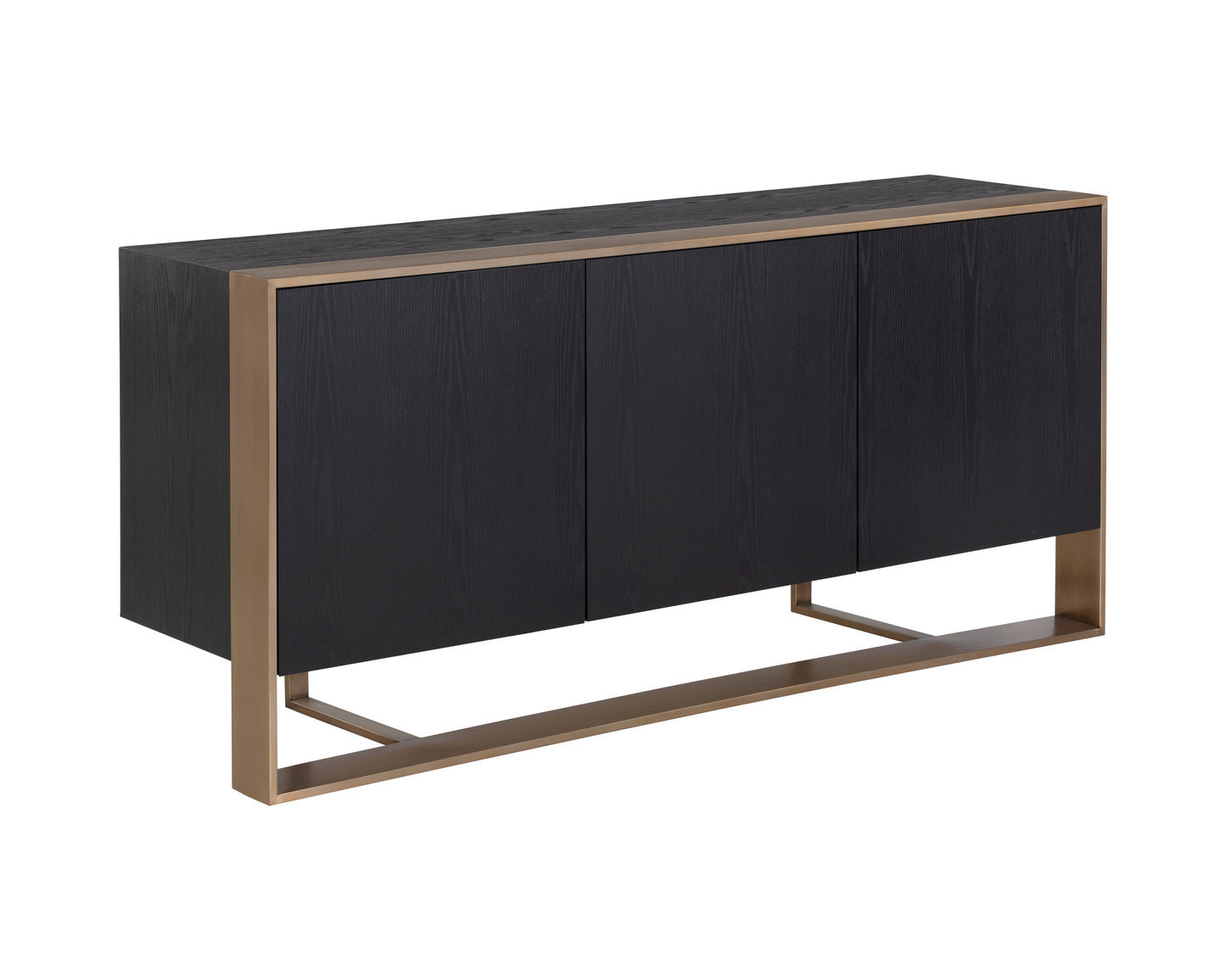 NAHLA DALTON SIDEBOARD - ANTIQUE BRASS - BLACK