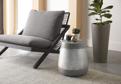 NAHLA ARIES END TABLE - SILVER