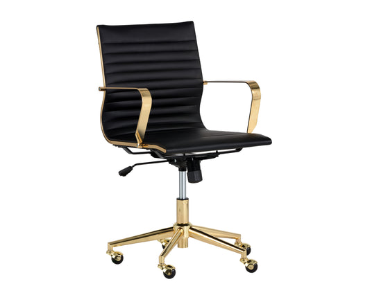 NAHLA JESSICA OFFICE CHAIR - BLACK