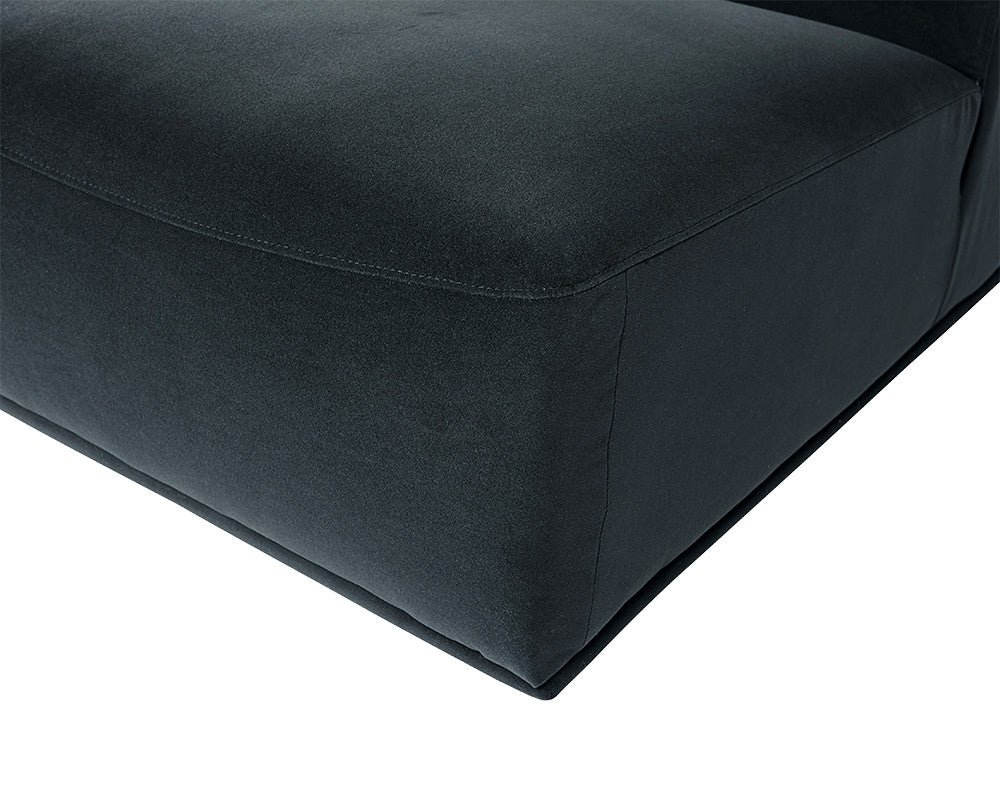 NAHLA DARREN MODULAR - CORNER CHAIR - SMOKESCREEN