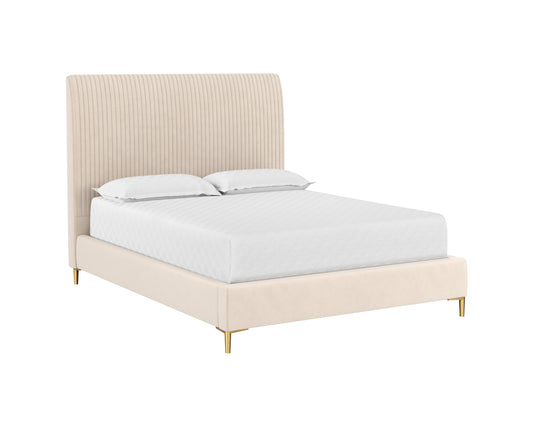 NAHLA HARRIS BED - QUEEN - CASABLANCA CLOUD