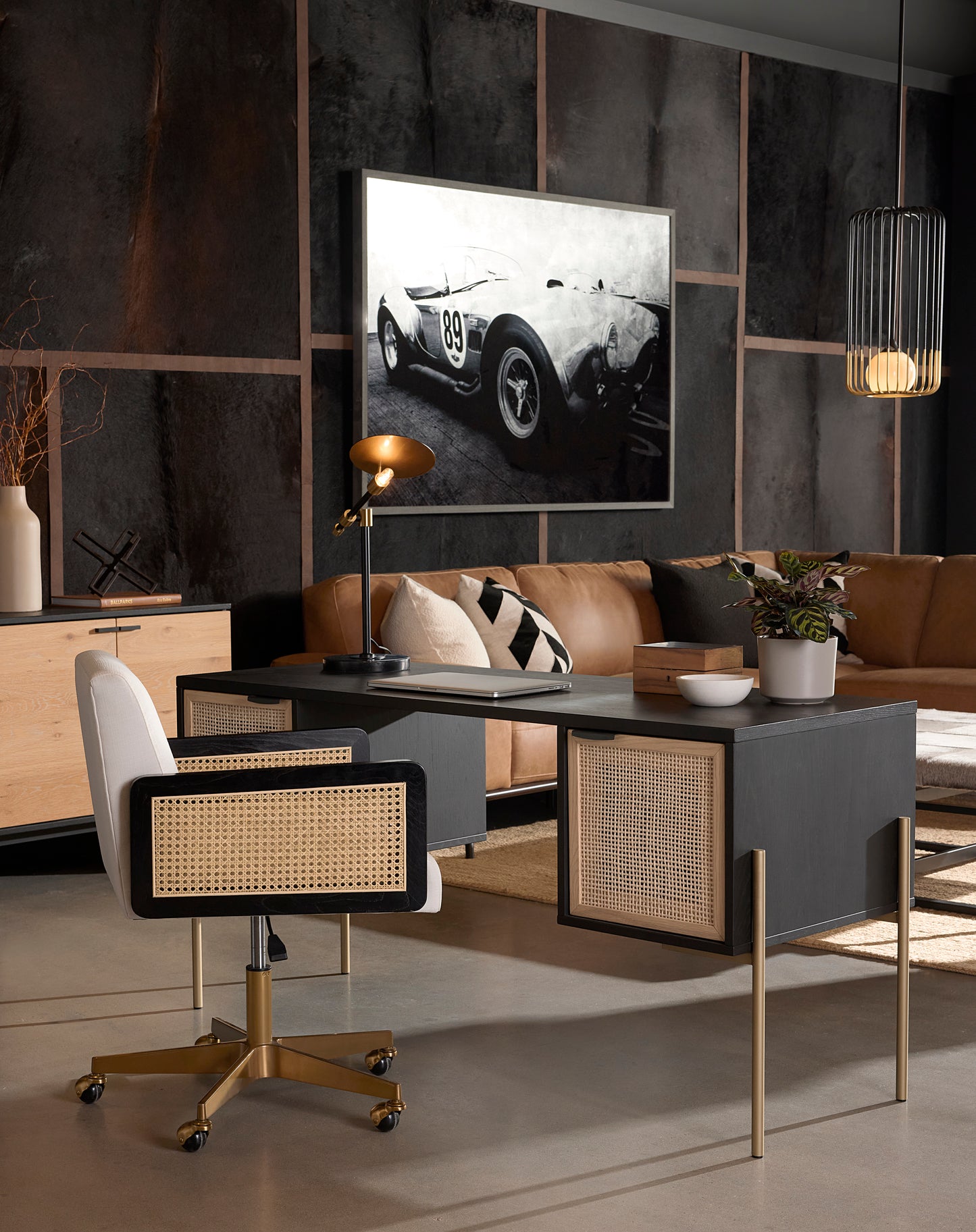 NAHLA COBRA 427 - 72" X 48" - CHARCOAL FRAME