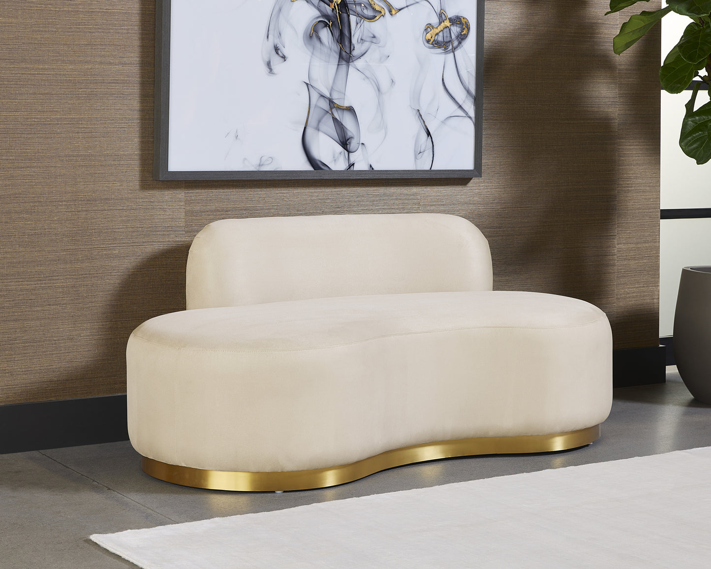 NAHLA CASSEY BENCH - CASABLANCA CLOUD
