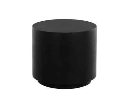NAHLA RUBIN END TABLE - BLACK
