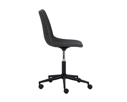 NAHLA CAL OFFICE CHAIR - ANTIQUE BLACK