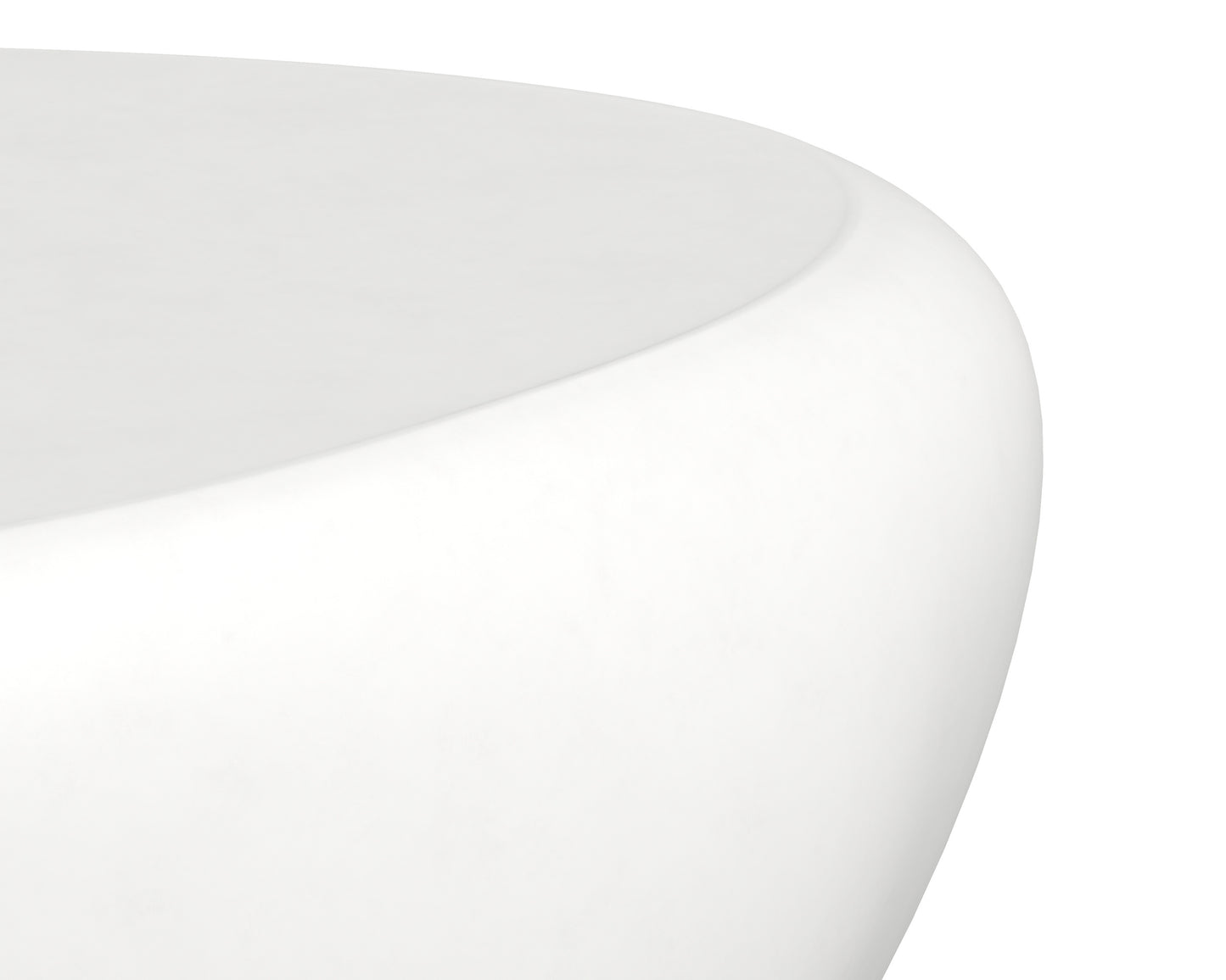 NAHLA CORVO COFFEE TABLE - SMALL - WHITE