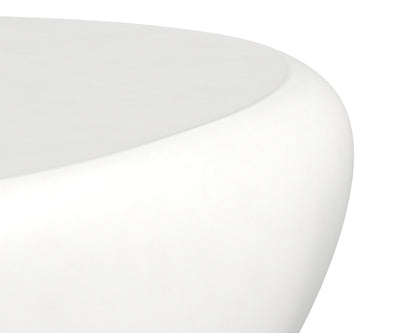 NAHLA CORVO COFFEE TABLE - SMALL - WHITE