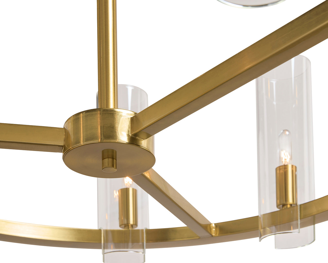 NAHLA CLARABELLE CHANDELIER - SMALL - BRASS