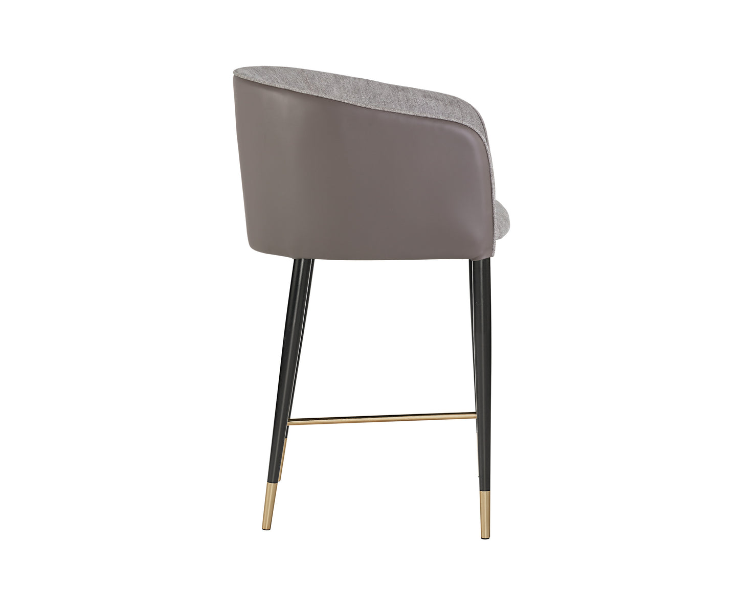 NAHLA ASHER COUNTER STOOL - FLINT GREY / NAPA TAUPE