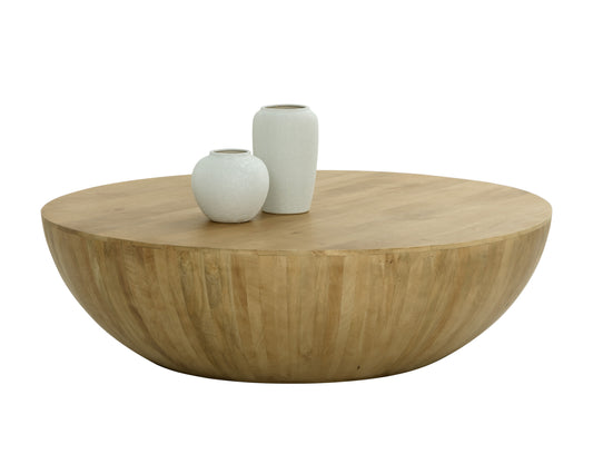 NAHLA KINSLEY COFFEE TABLE - LARGE - RUSTIC MANGO