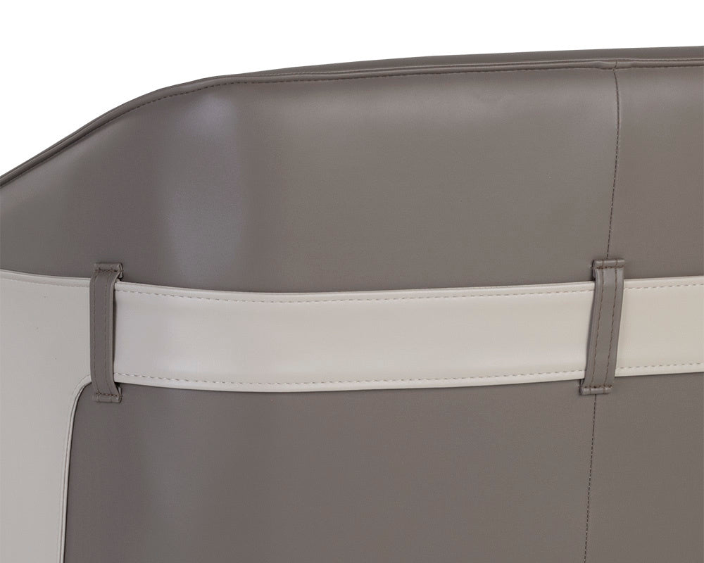 NAHLA CARTER LOUNGE CHAIR - NAPA TAUPE / NAPA STONE