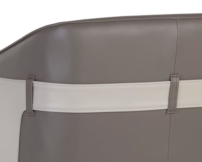 NAHLA CARTER LOUNGE CHAIR - NAPA TAUPE / NAPA STONE