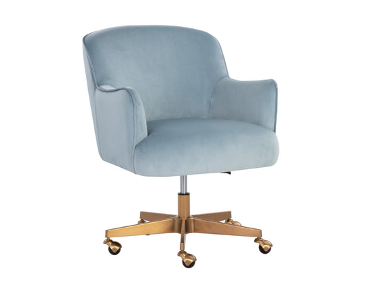 NAHLA KARINA OFFICE CHAIR - CORNFLOWER BLUE SKY