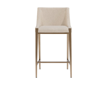 NAHLA DIONNE COUNTER STOOL - MONUMENT OATMEAL