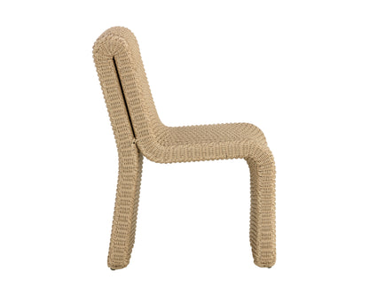 NAHLA EDESSA DINING CHAIR - NATURAL