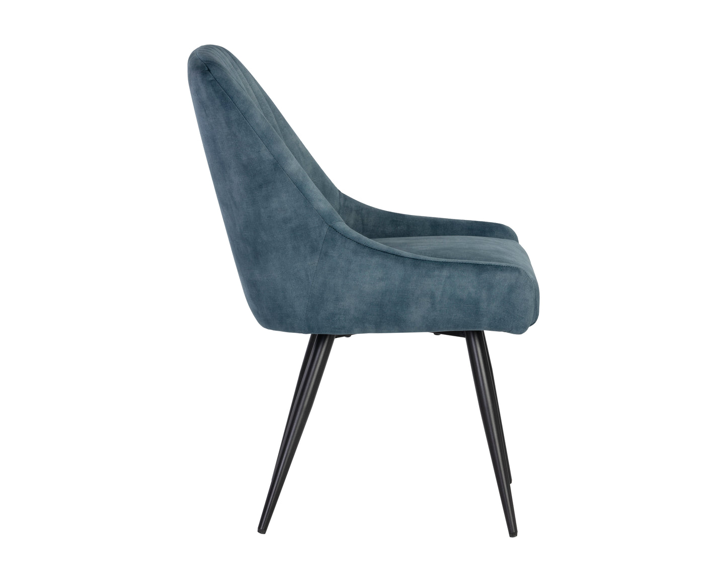 NAHLA CHARDON DINING CHAIR - NONO PETROL