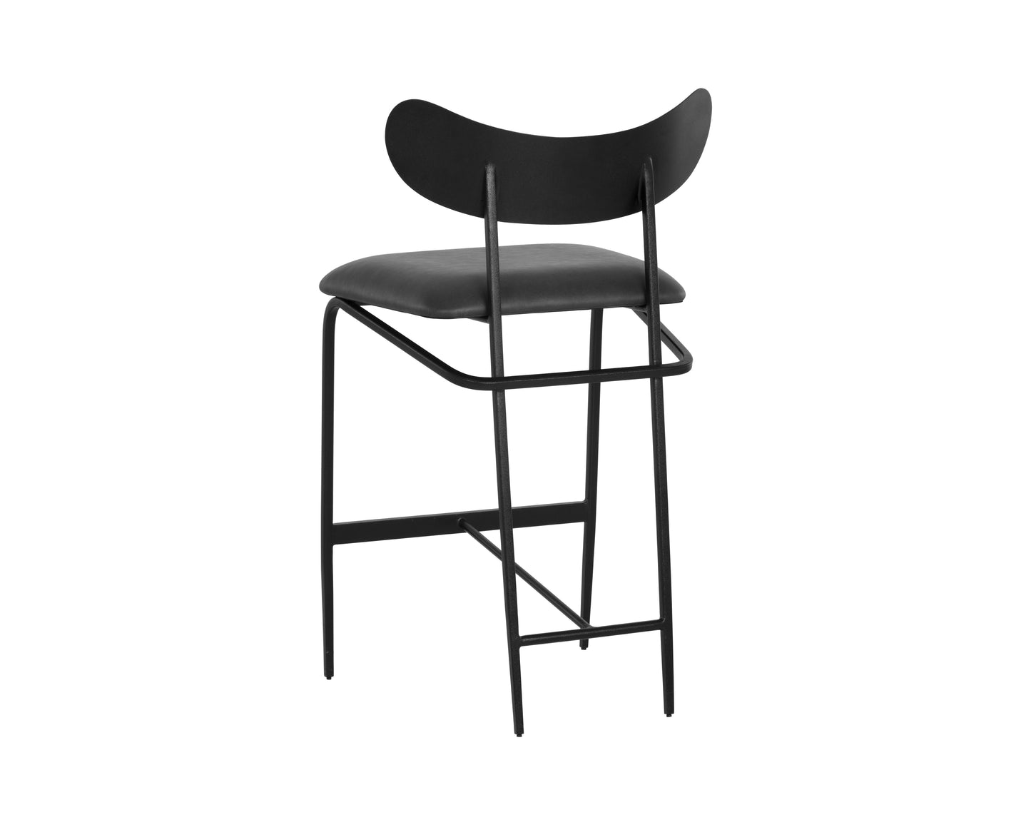 NAHLA GIBBONS COUNTER STOOL - BLACK - BRAVO PORTABELLA