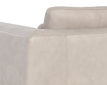 NAHLA BURR ARMCHAIR - BALI BONE LEATHER