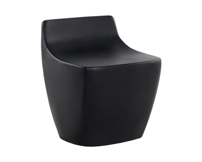 NAHLA LEDGER STOOL - BLACK