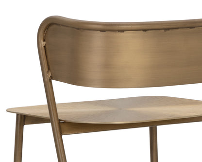 NAHLA KEANU BARSTOOL - ANTIQUE GOLD