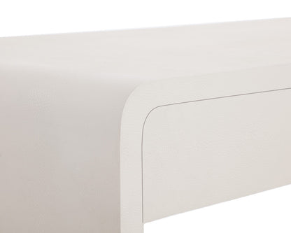 NAHLA ILONA DESK - OYSTER SHAGREEN