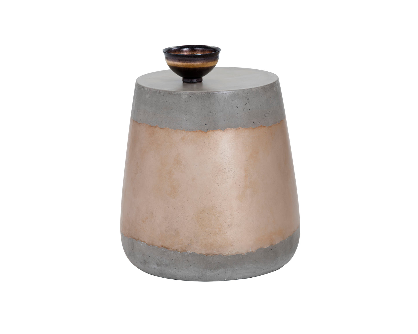 NAHLA ARIES END TABLE - GOLD