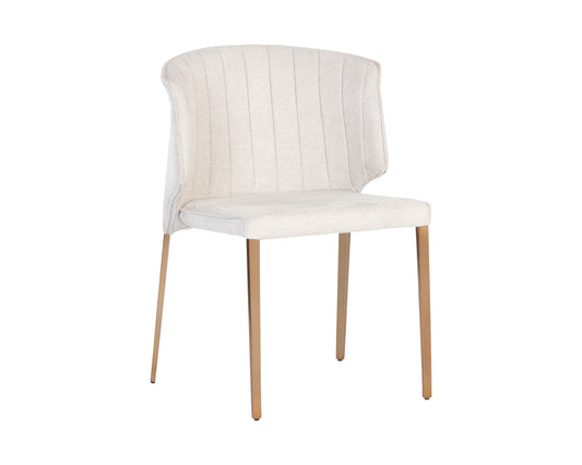 NAHLA ZAYDEN DINING CHAIR - BELFAST OATMEAL