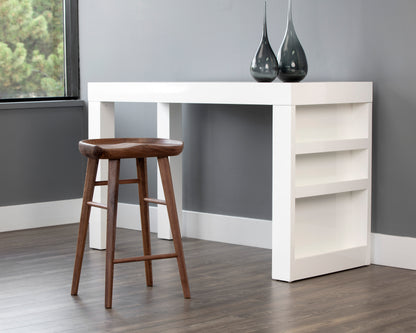NAHLA DOMINIC COUNTER STOOL - WALNUT