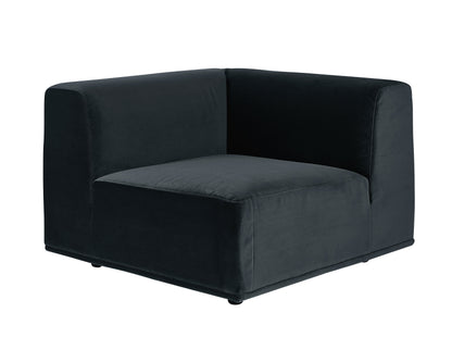 NAHLA DARREN MODULAR - CORNER CHAIR - SMOKESCREEN
