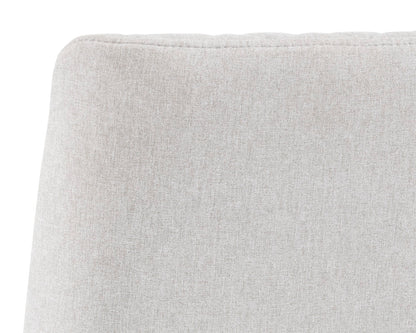 NAHLA LEIGHLAND DINING CHAIR - LIGHT GREY