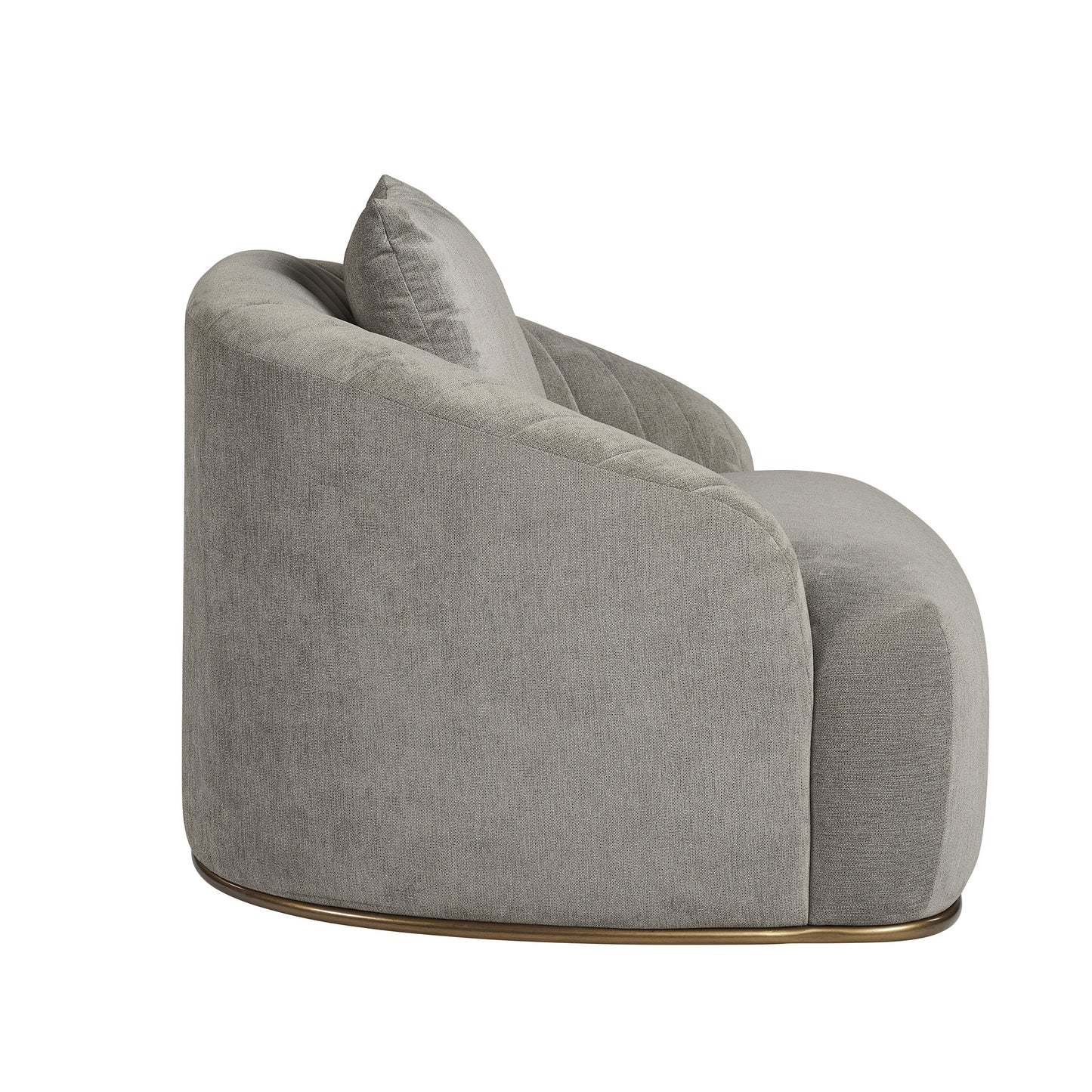 NAHLA ASTRID ARMCHAIR - POLO CLUB STONE