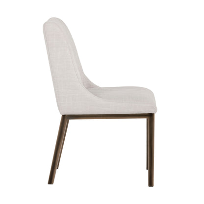NAHLA HALDEN DINING CHAIR - BEIGE LINEN