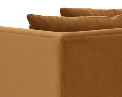NAHLA KIRA SOFA - MEG GOLD