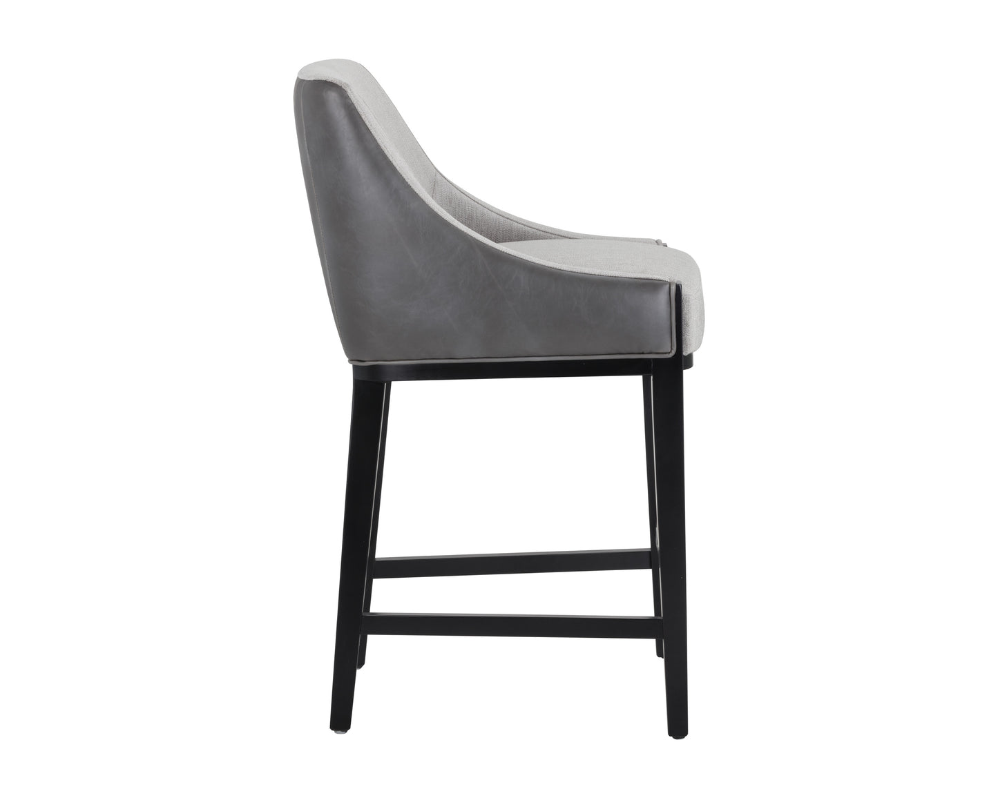 NAHLA AURORA COUNTER STOOL - POLO CLUB STONE / OVERCAST GREY