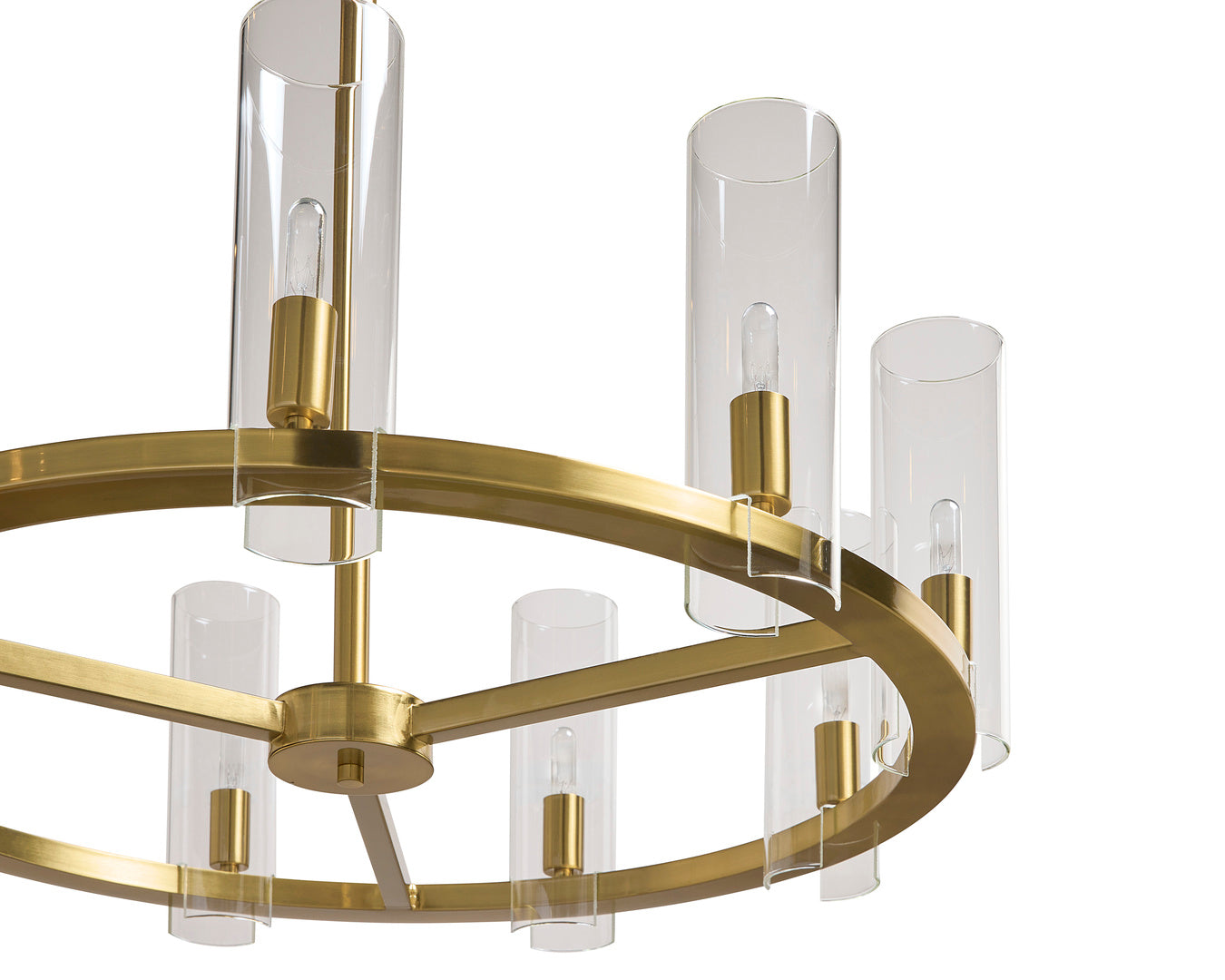 NAHLA CLARABELLE CHANDELIER - SMALL - BRASS