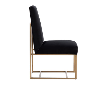 NAHLA JOYCE DINING CHAIR - CUBE BLACK